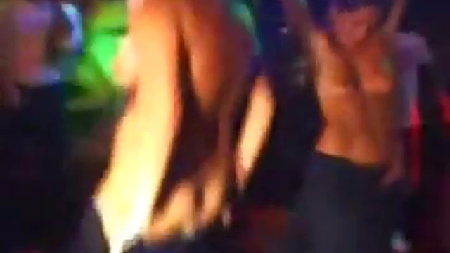 Wild Party Animals Strip Down & Get Fucked at Club Orgy Night