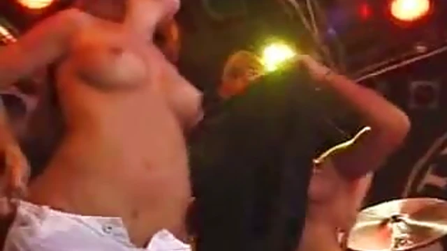 Wild Party Animals Strip Down & Get Fucked at Club Orgy Night