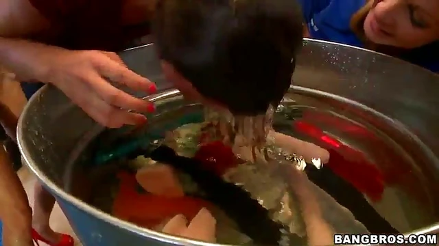 Alexis Fawx & Diamond Kitty Join Guys For A Hot Orgy Night Together