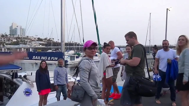 Cock-Hungry Beauties Mia Melone & Angel Piaff Enjoy Wild Group Sex On The Boat