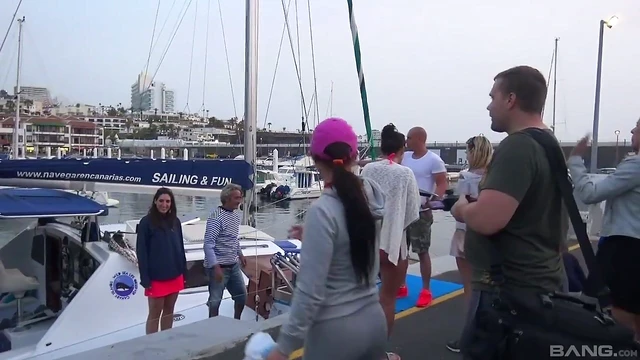 Cock-Hungry Beauties Mia Melone & Angel Piaff Enjoy Wild Group Sex On The Boat