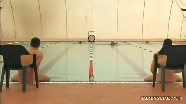 Smoking-Hot Babe Shows Off In An Unforgettable Poolside Orgy Adventure