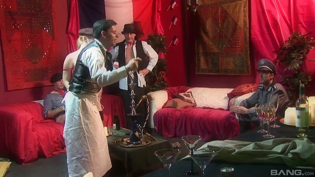 Cock Hungry Models Enjoy Dual-Penetration Fuckathon on Sofa