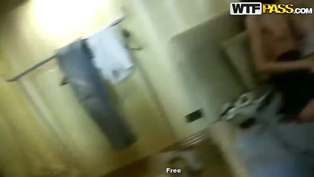 Sexy Drunken Russian Chicks Orgying Wild at Real Party Night