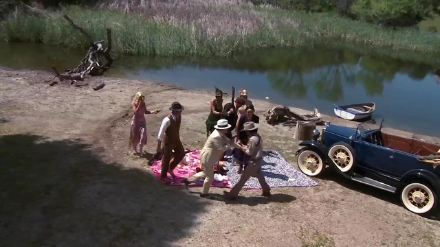 Kinky Duo Julia & Natasha Enjoy Steamy Outdoor Group Sex Adventure