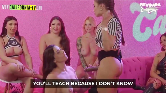 Luiza Marcato Fucks Tattooed Girl's Pussy & Shows Her Hot Deepthroat Skills