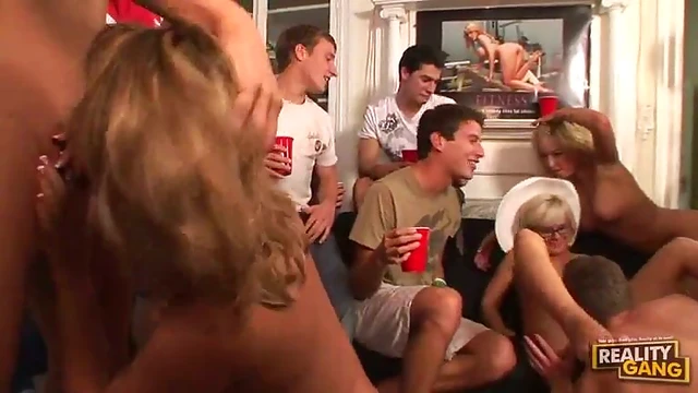 Wild College Bash Turns Into Steamy Group Sex Orgy Night
