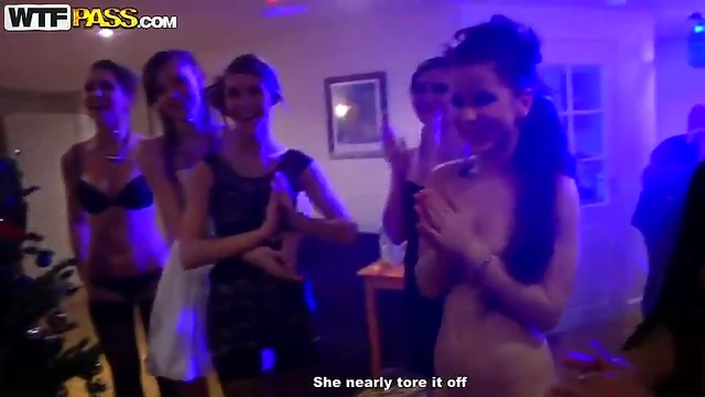 Passionate College Babes Unleash Lust During Steamy Christmas Party