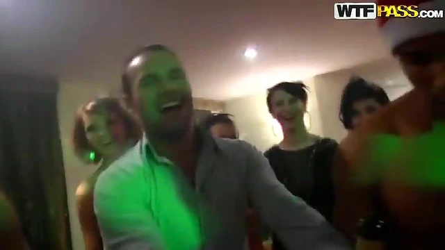 Passionate College Babes Unleash Lust During Steamy Christmas Party