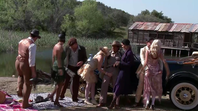 Outdoor All-Star Orgy With Wild Group Sex Action