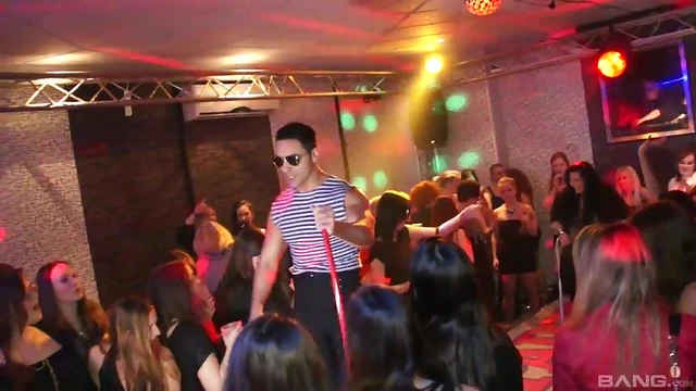 Hot Naughty Chicks Get Fucked Hardcore Doggy Style at Steamy Club Bash