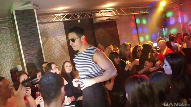 Hot Naughty Chicks Get Fucked Hardcore Doggy Style at Steamy Club Bash