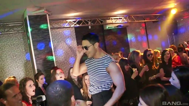 Hot Naughty Chicks Get Fucked Hardcore Doggy Style at Steamy Club Bash