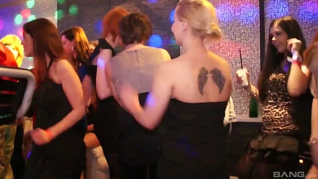 Hot Naughty Chicks Get Fucked Hardcore Doggy Style at Steamy Club Bash