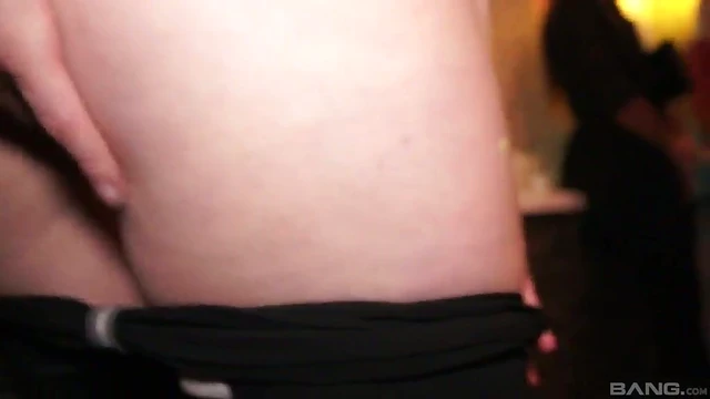 Hot Naughty Chicks Get Fucked Hardcore Doggy Style at Steamy Club Bash