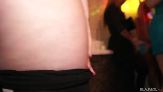 Hot Naughty Chicks Get Fucked Hardcore Doggy Style at Steamy Club Bash