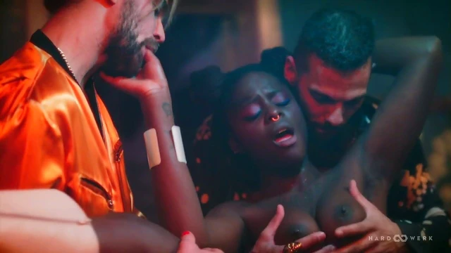 Bebe & Muriel Get Fucked Hard by Five Cock Gangbang Orgasms