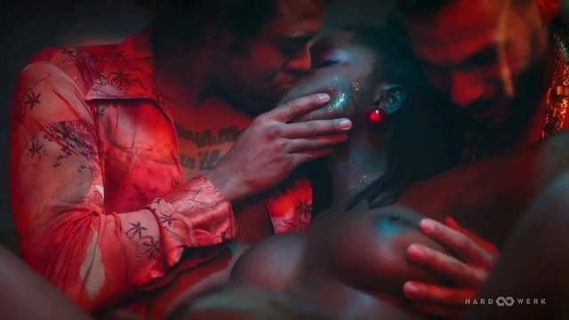 Bebe & Muriel Get Fucked Hard by Five Cock Gangbang Orgasms