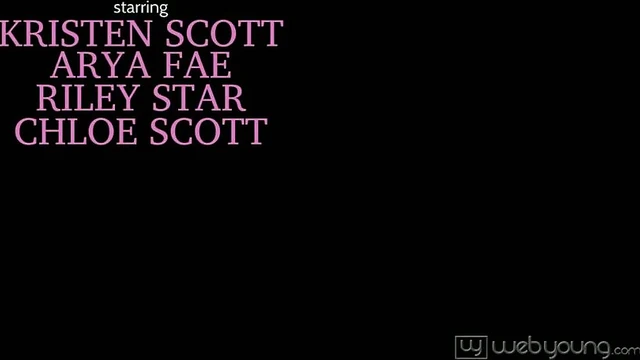 Arya Fae and Friends Engage in Hot Group Masturbation Session Together