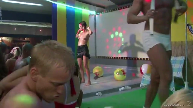 Depraved Chicks Display Their Tasty Tits at Wild Club Night Party