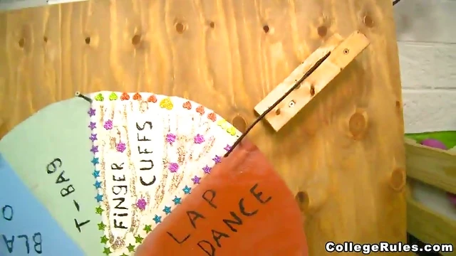 Sizzling Dorm Sex: Brown-Haired Beauty Gets Fucked By Roommates