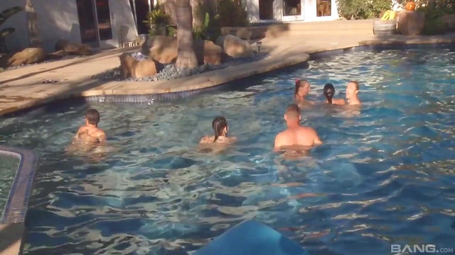 Lusty Friends Surprise Tempting Lyla Storm With Hot Group Sex Action