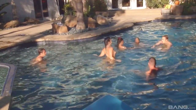 Lusty Friends Surprise Tempting Lyla Storm With Hot Group Sex Action