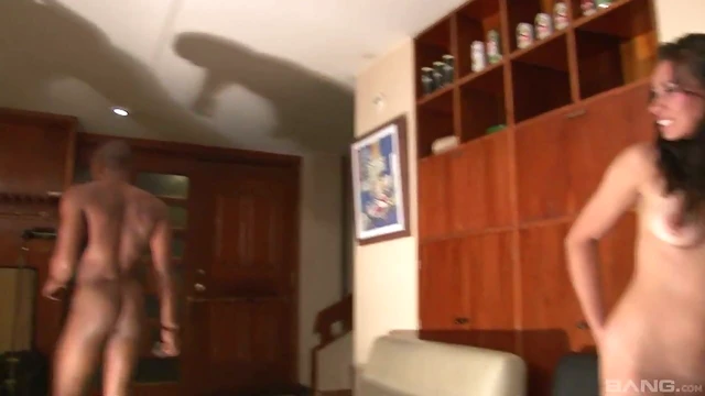 Hot White Babes Crave Thick Chocolate Dicks for Pleasurable Night Adventure