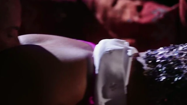 Group dicking at the club - Candee Licious and Eveline Dellai