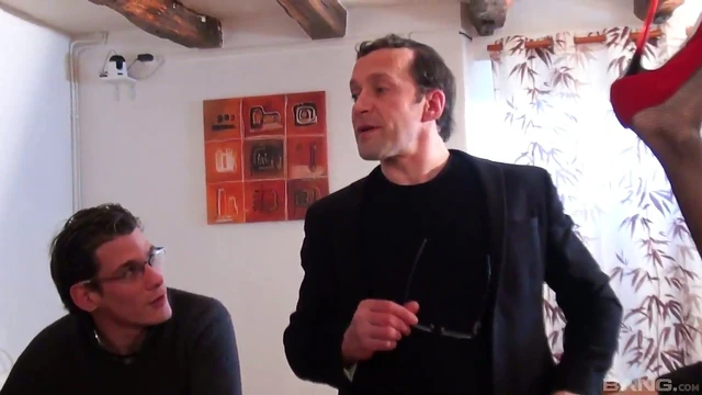 Hardcore group sex in the college classroom with Lily Phoenix