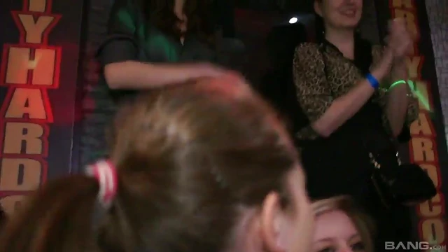 Hot club banging with naughty porn hotties in nasty fuck orgy action