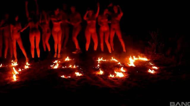 Hardcore group fucking with lovely Karolina Geiman & Sara Bork