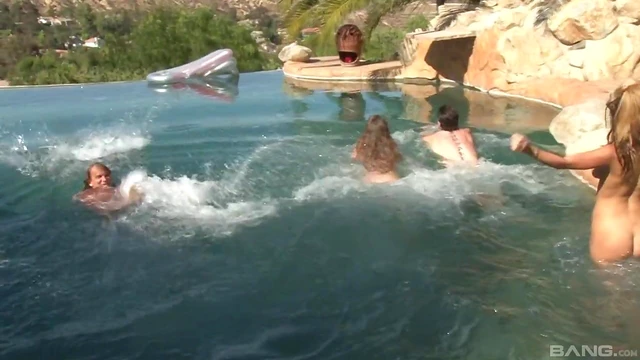 Elena Koshka Loves Steamy Group Sex Sessions With Naughty Friends On Beach