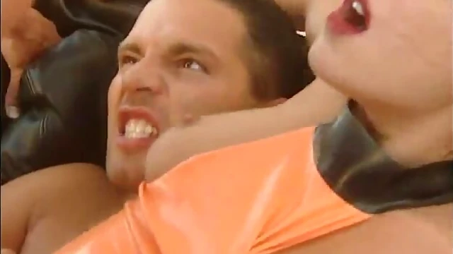 Group Sex Frenzy! Multiple Steamy Ladies Pleasure Two Lucky Guys Together