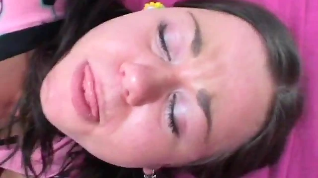 Hot Skinny Teen Gets Pounded by Multiple Dicks in Wild Gangbang