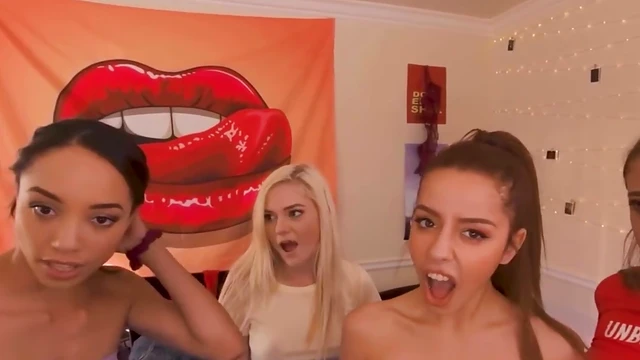 College Lesbian Sex Club Secrets Revealed In Hot Action