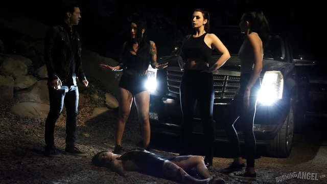 Katrina Jade & Friends Enjoy Their Steamy Girl-on-Girl Pleasure Party