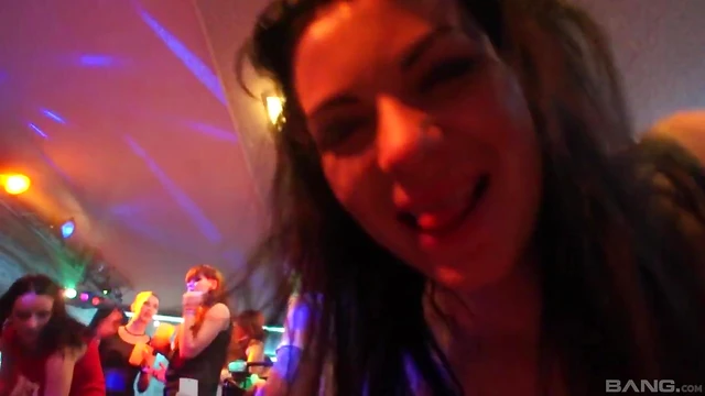 Amateur Cuties Enjoy Hard Bang Sessions With Sexy Male Strippers