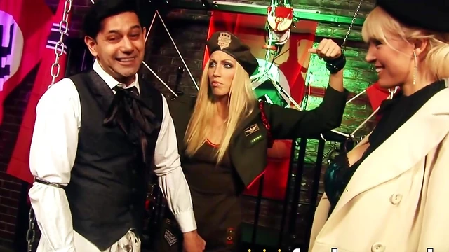 Two Wild Blonde Traitors Get Double-fucked for Outstanding Pleasure