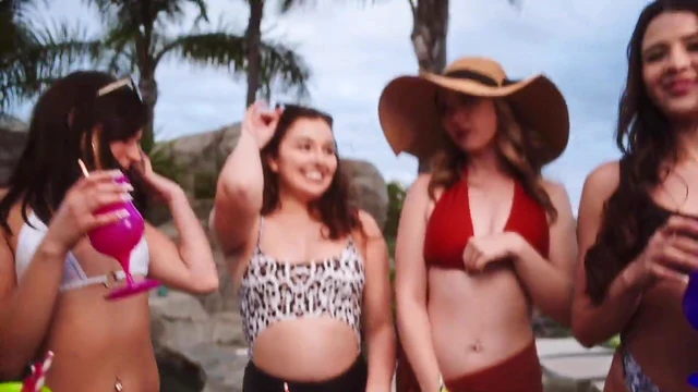 Villa Orgy Extravaganza Featuring Five Lustful Beauties Teasing Hard