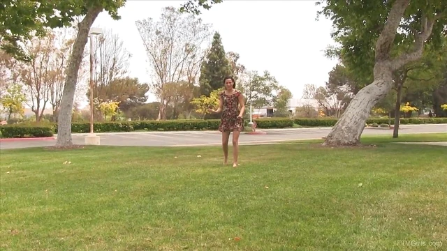 Sizzling Latina Gets Naked In The Park And Tempts With Her Sultry Body