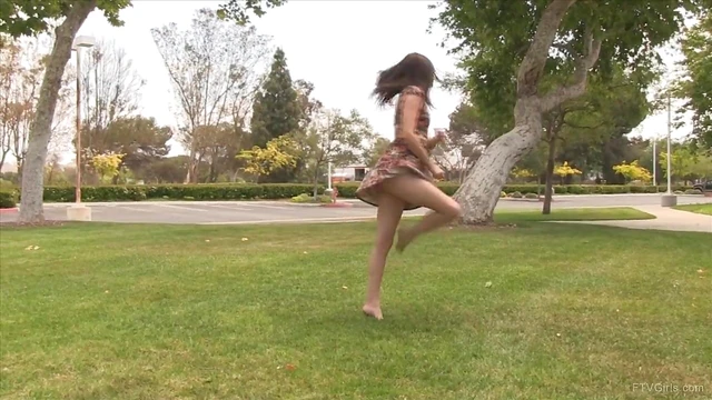 Sizzling Latina Gets Naked In The Park And Tempts With Her Sultry Body