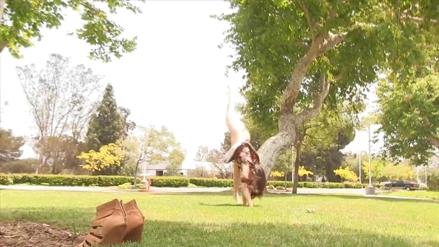 Sizzling Latina Gets Naked In The Park And Tempts With Her Sultry Body