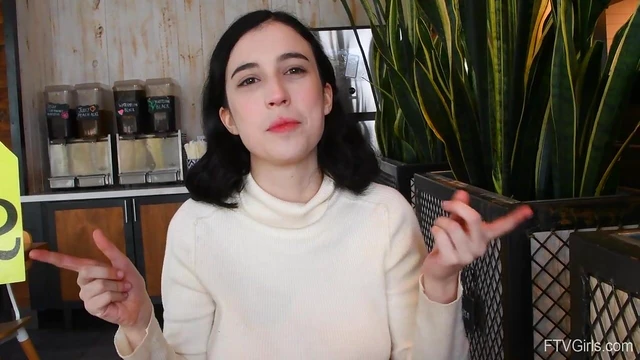 Sexy Solo Brunette Fingers Her Juicy Pussy and Moans Loudly