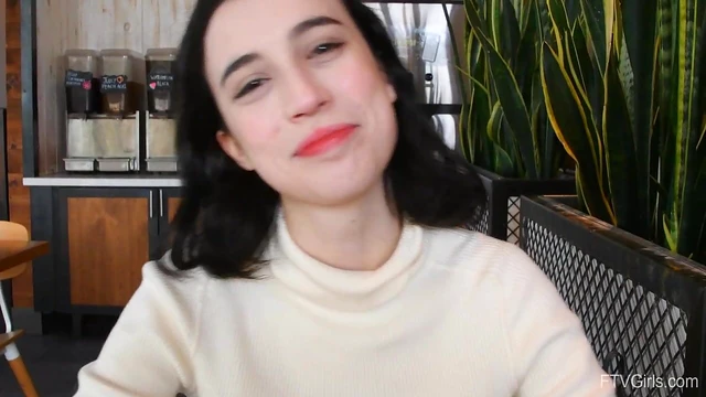 Sexy Solo Brunette Fingers Her Juicy Pussy and Moans Loudly