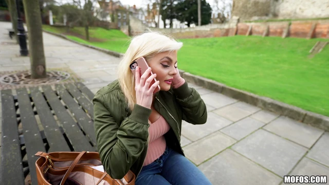 Blonde Katy's Long Hair Enhances Her Expert Blowjob Mastery Skills