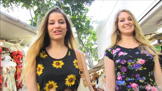 Sexy Waikiki Babes in Dresses Masturbating Publicly Without Pants or Underwear