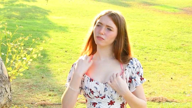 Myra's Stunning Park Solo Show: Fingering Her Pussy Until Orgasmic Bliss