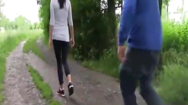 Sultry Brunette Gives Blow Job Before Public Park Sex Encounter