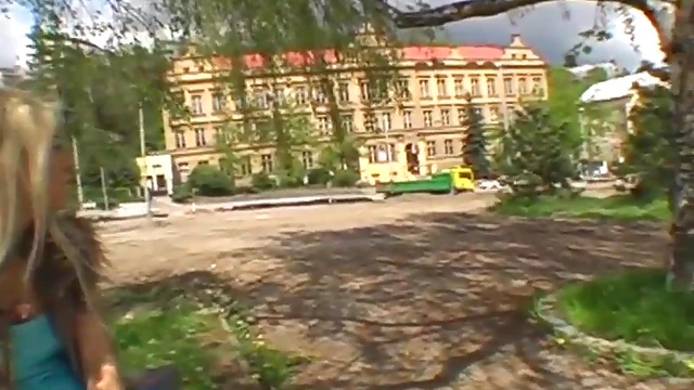 Sensual Kinky Blonde Delivers Mind-Bending Blowjob In Public Places